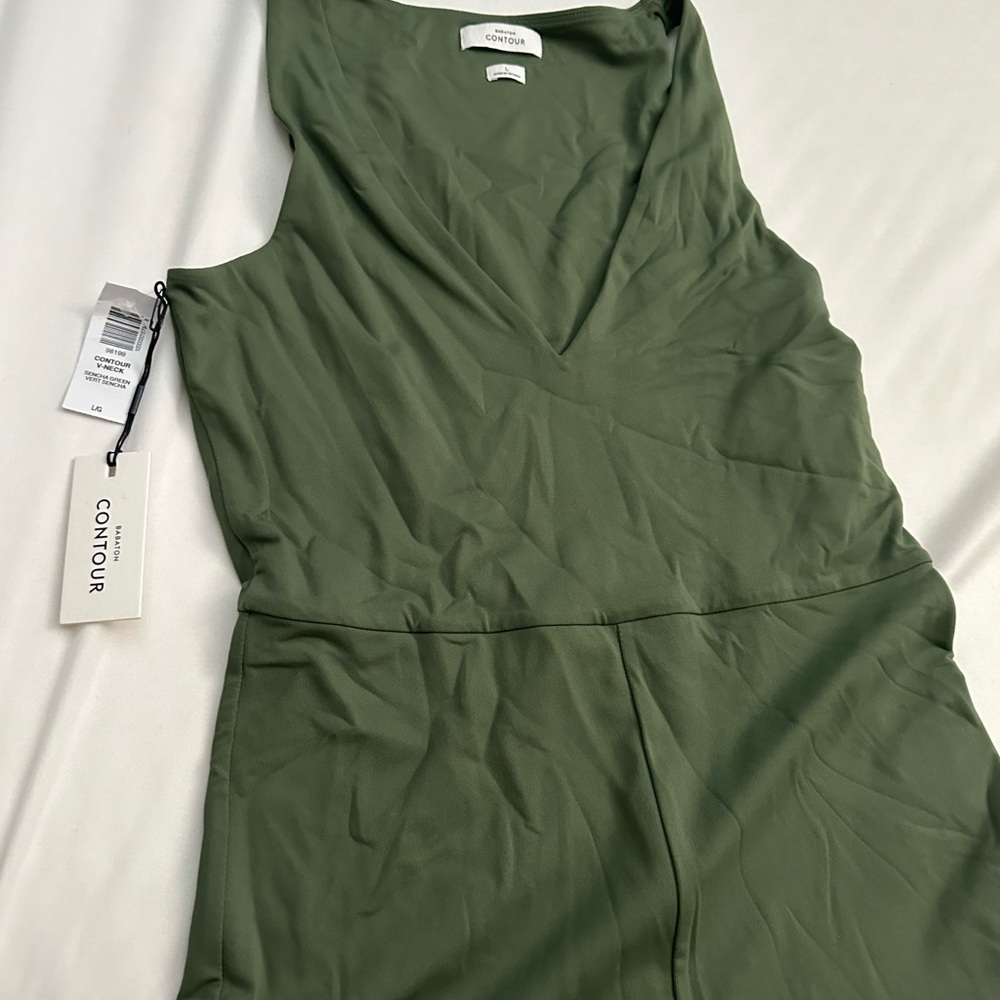 Green body suit